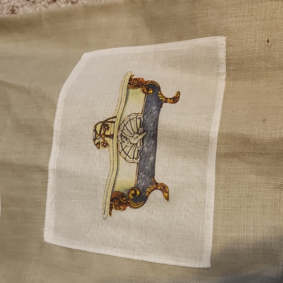 Mariasch Studios New York Set of 2 Bathtub Design Linens Blue & Beige - Picture 2 of 5